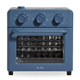 Our Place Wonder Oven front view in Blue Salt, compact kitchen ally.