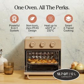 Our Place Wonder Oven highlights rapid heat for quicker weeknight dinners.