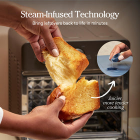 Our Place Wonder Oven includes ready-to-use accessories for cooking.