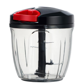 Ourokhome manual food processor with pull string action for quick chopping