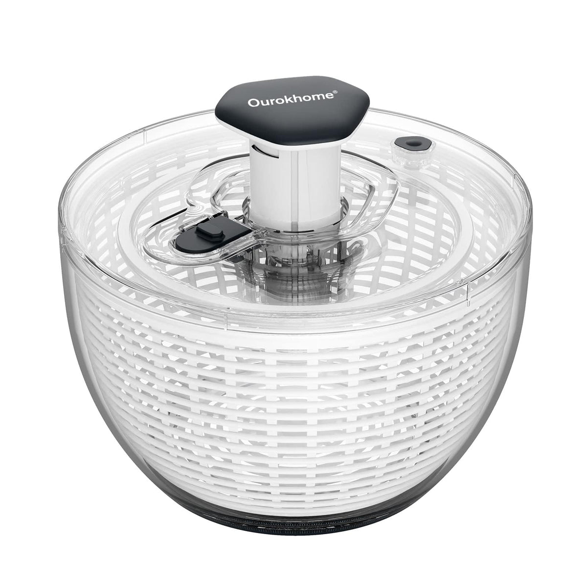 Ourokhome 6.3 QT salad spinner bowl ready for family greens and batch washing