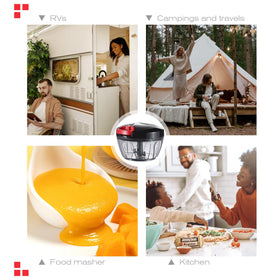Ourokhome compact design fits small kitchens and travel.