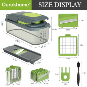 Ourokhome easy-clean tray catches all ingredients.
