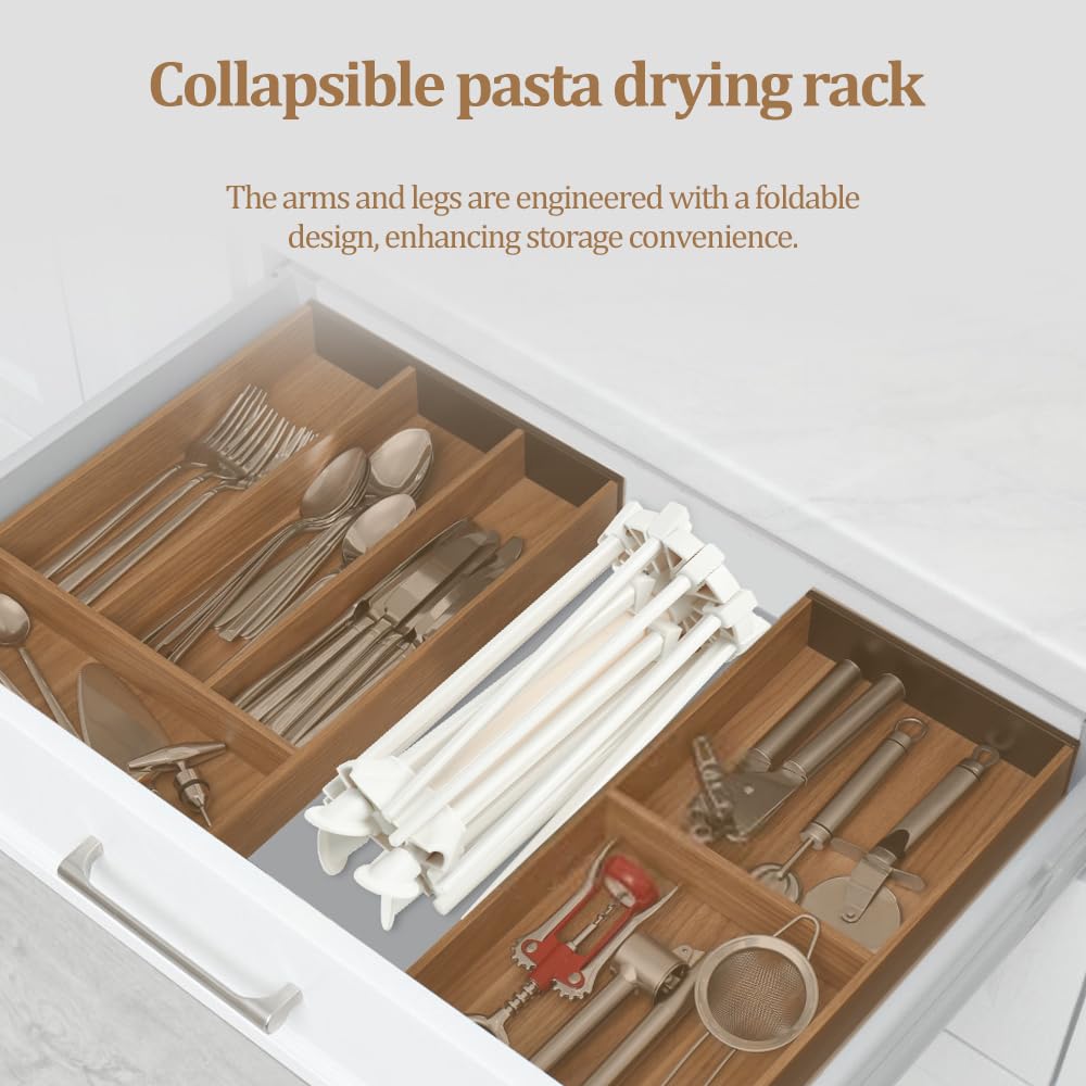 Ourokhome quick, tool-free setup makes noodle drying effortless.