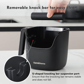 Non-slip base and handle on Ourokhome Box minimize movement during use.
