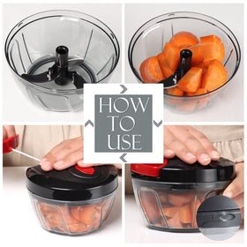 Ourokhome fruits and nuts chopped smoothly for snacks or recipes.