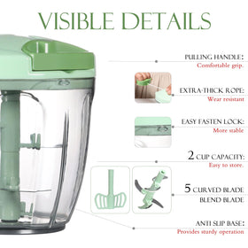 Ourokhome handle and lid securely locked for safe use.