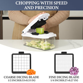 Ourokhome mandolin blade system delivers uniform slices with precision.