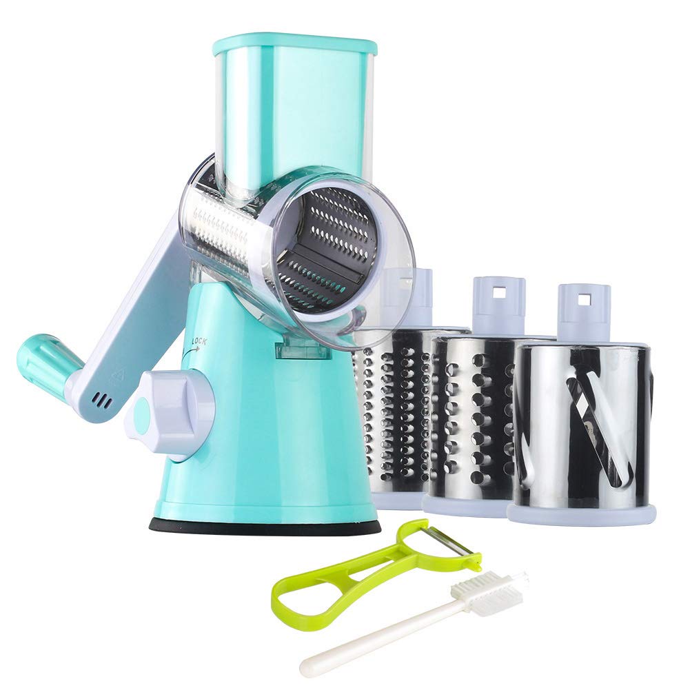 Ourokhome rotary cheese grater crank handle for quick shredding