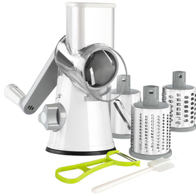 Ourokhome rotary cheese grater hand crank for quick fresh shredding