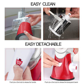 Ourokhome versatile grater for cheese, potato and carrot toppings