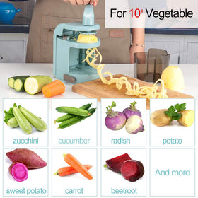 Ourokhome spiralizer has a compact storage design ideal for small kitchens.