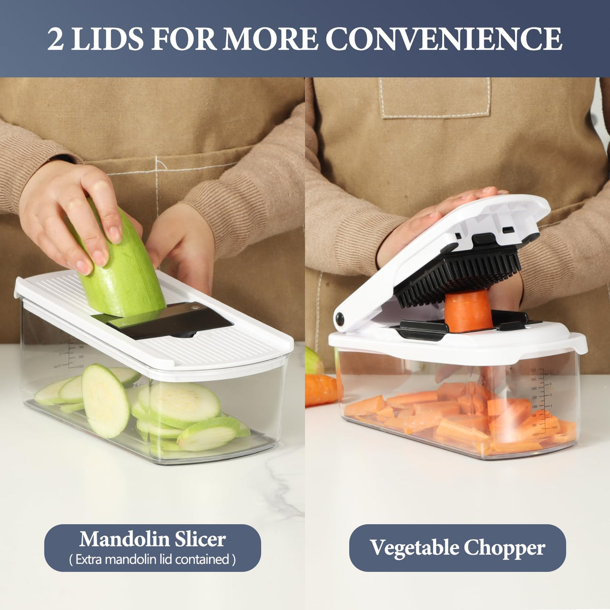 Ourokhome stainless steel blades stay sharp for effortless prep.