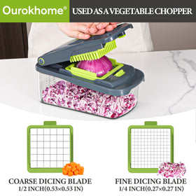 Ourokhome vegetable spiralizer creates zucchini noodles for light meals.