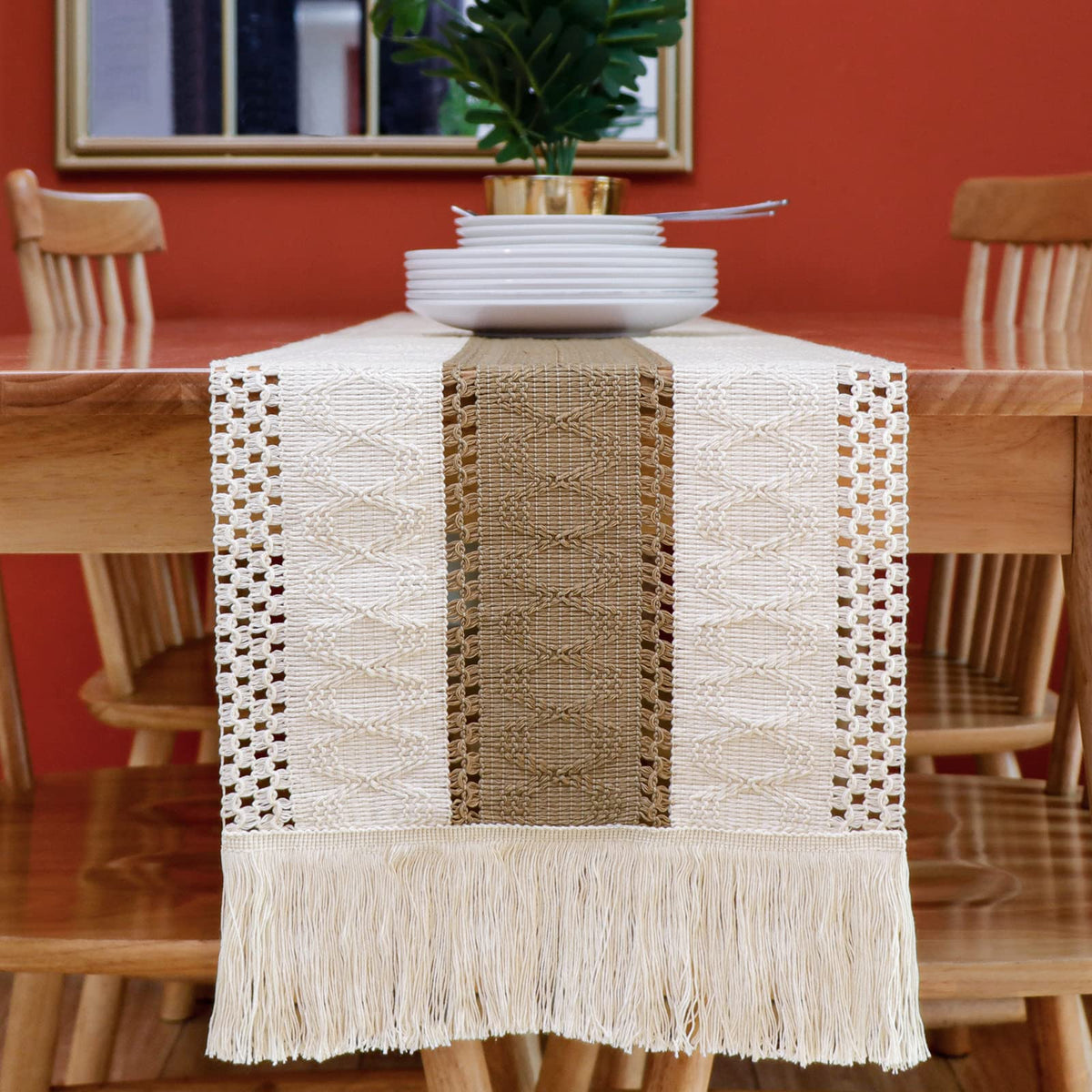OurWarm handmade gift-ready table runner