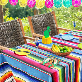 OurWarm multifunctional picnic blanket doubles as a tablecloth or cozy wrap.