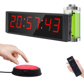 Ousmile large stopwatch front view with clear display for interval timing.