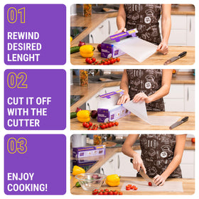OutFormal cutting mats with non-slip surface stay steady during prep.