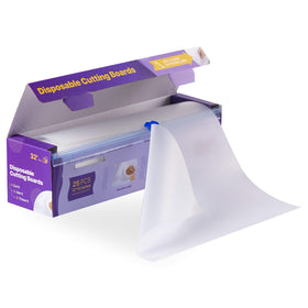 OutFormal disposable cutting sheets with built-in cutter for quick prep.
