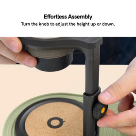OutIn anti-slip coffee stand base stabilizes gear on any surface