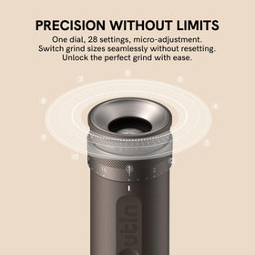 OutIn Fino one-button operation with auto-stop and anti-clog reversal