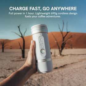 OutIn Fino quiet operation under 60 dB for peaceful brewing