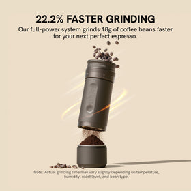 OutIn Fino USB-C fast charging powers 18 espresso shots per charge