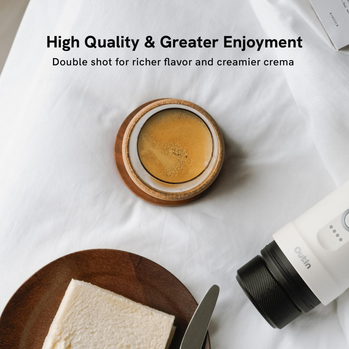 OutIn Nano BPA-free materials ensure pure taste in every extraction.
