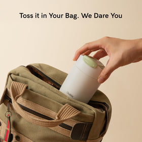 OutIn Travel Tumbler lightweight design for easy carry anywhere.