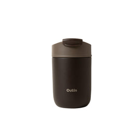 OutIn Travel Tumbler Terra Brown 12oz pour une hydratation élégante au quotidien.