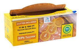 OutOfAir dispenser box with cutter for easy bag sizing in busy kitchens