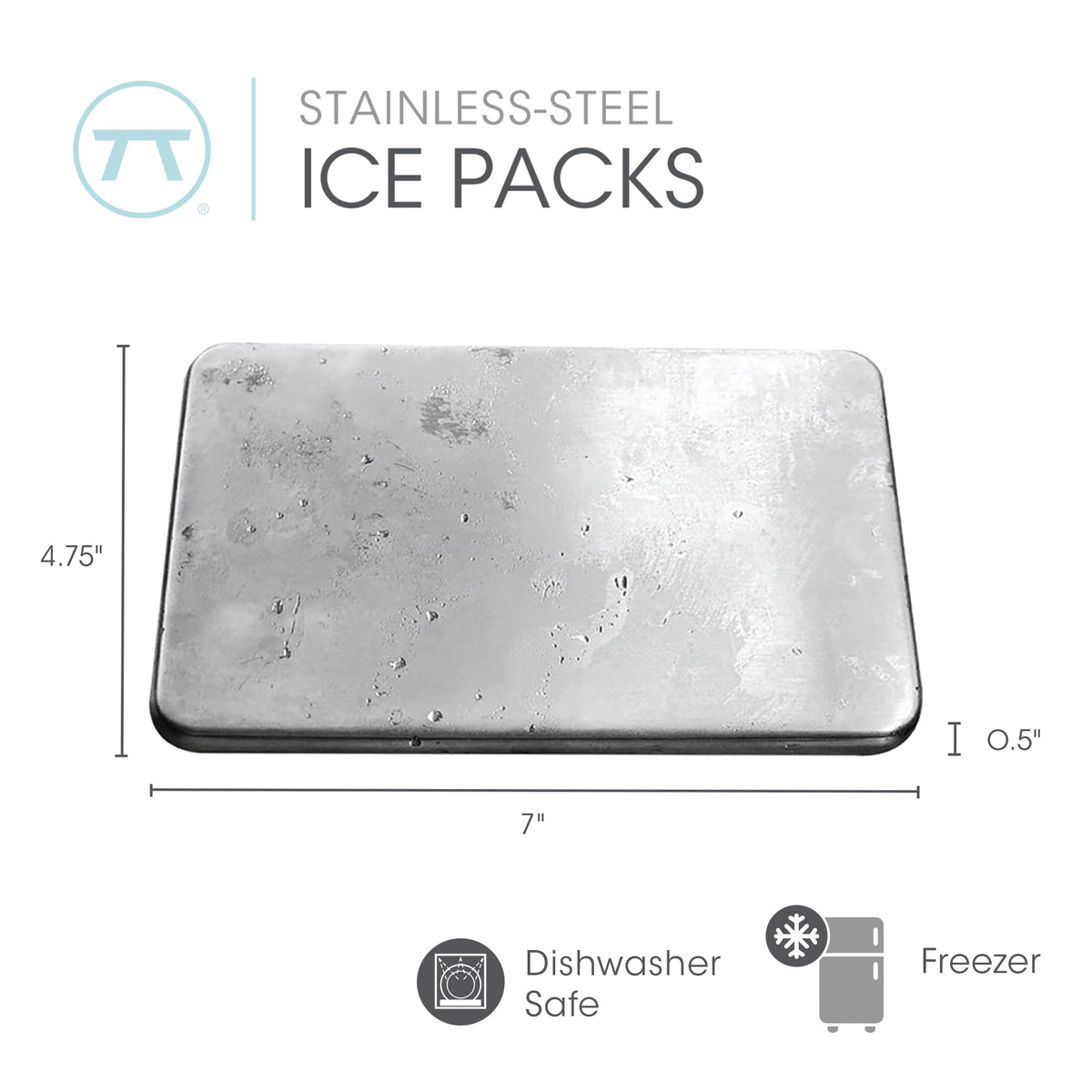 Outset ice packs stored with meals safely for extended freshness