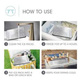 Two-pack set fitting lunch boxes for on-the-go freshness