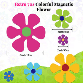 Outus flower magnet hippie style, bright colors for vehicle personalization