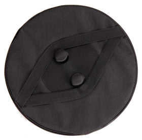 Outward Gear round 9.85in cushion adds comfort on stools.