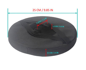 Outward Gear seat cushion with snap knobs and straps stays secure.