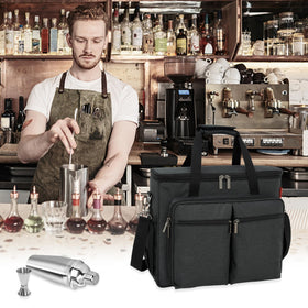 OUUTMEE bag back pocket fits a slim laptop for convenience