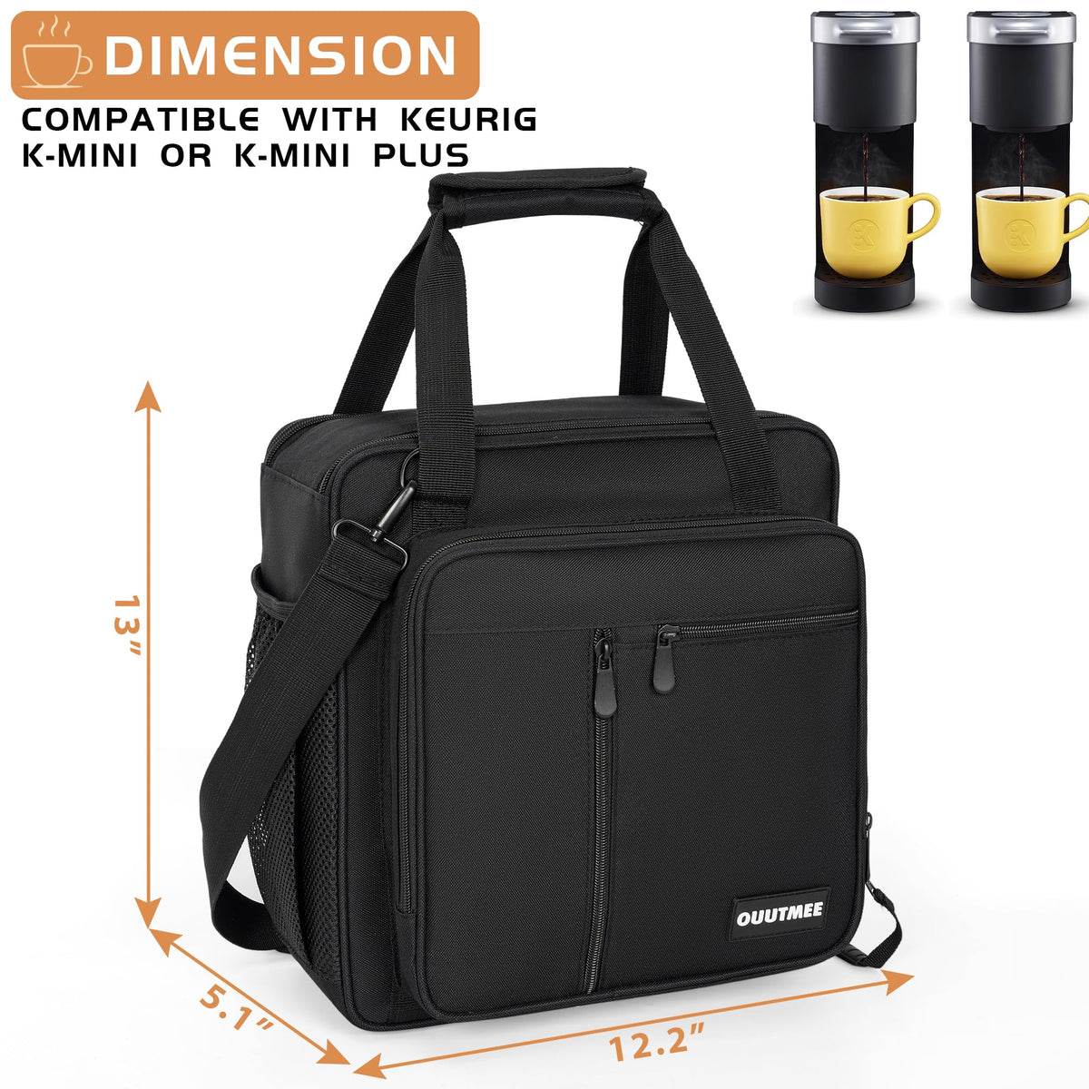 OUUTMEE bag detachable strap and suitcase strap simplify travel