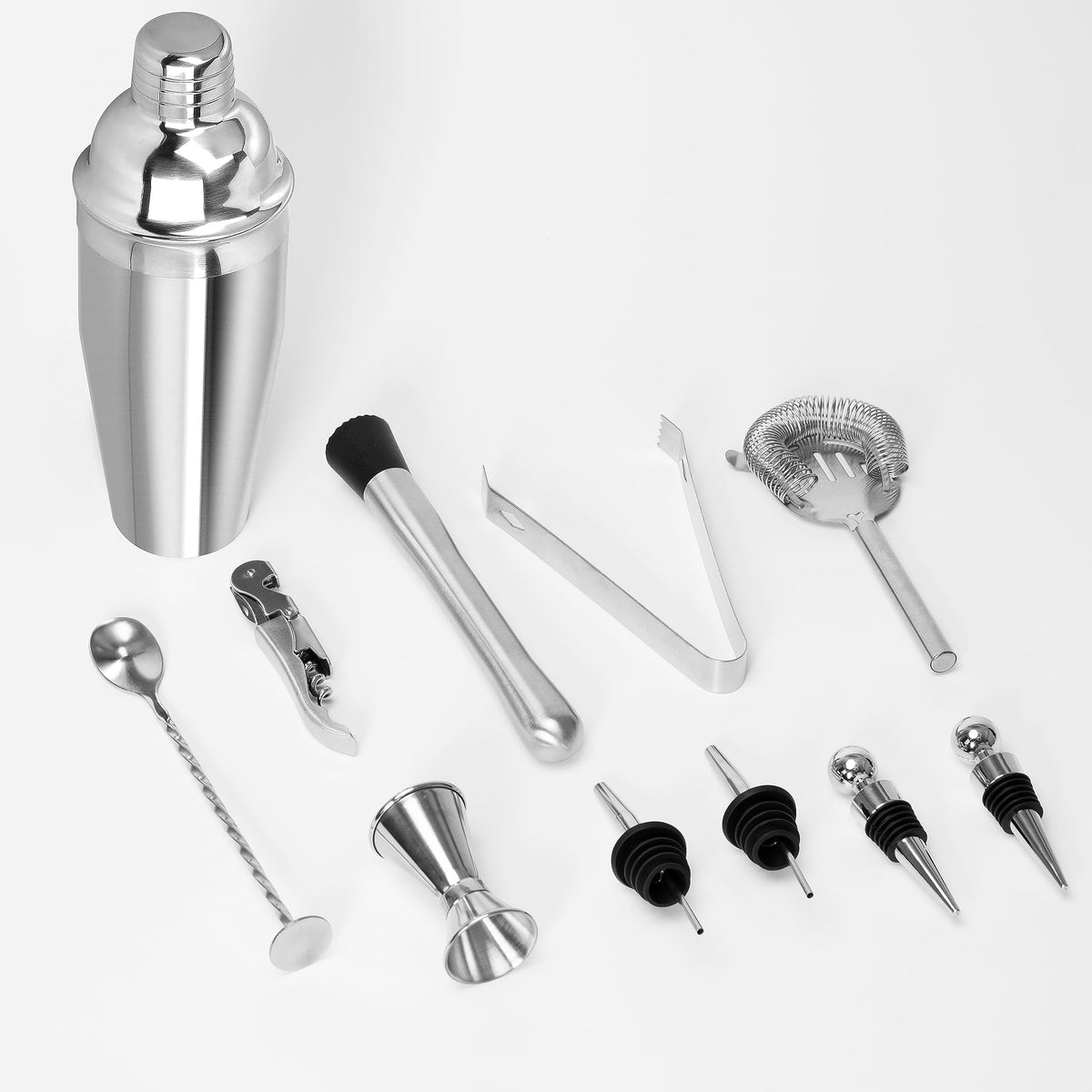 OUUTMEE stainless steel bartender tools shine for durability