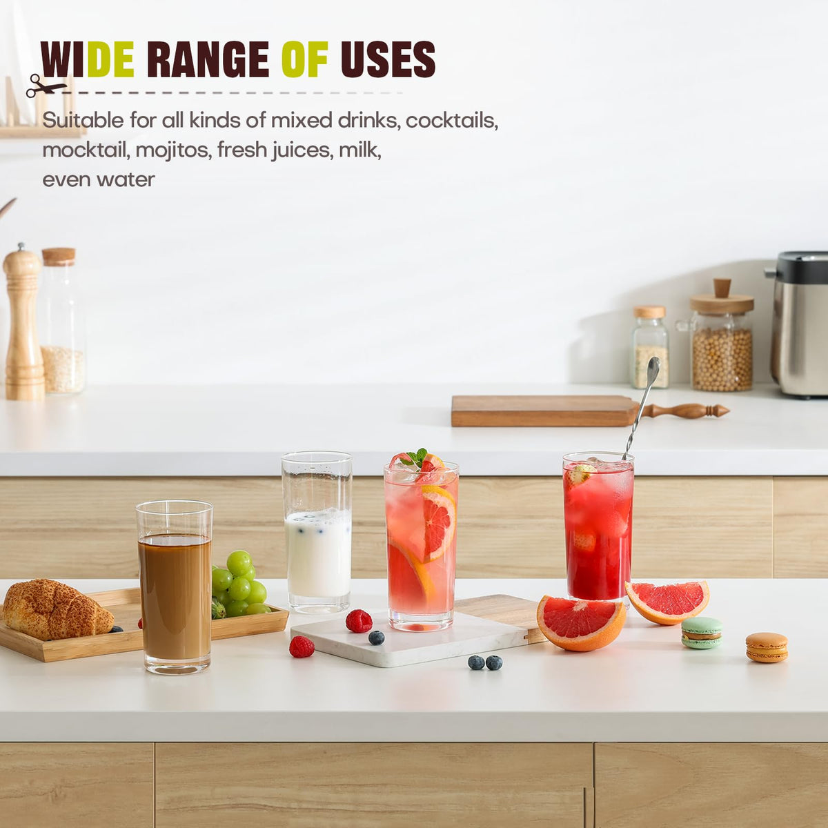 OUWO durable barware 6pc built for everyday resilience