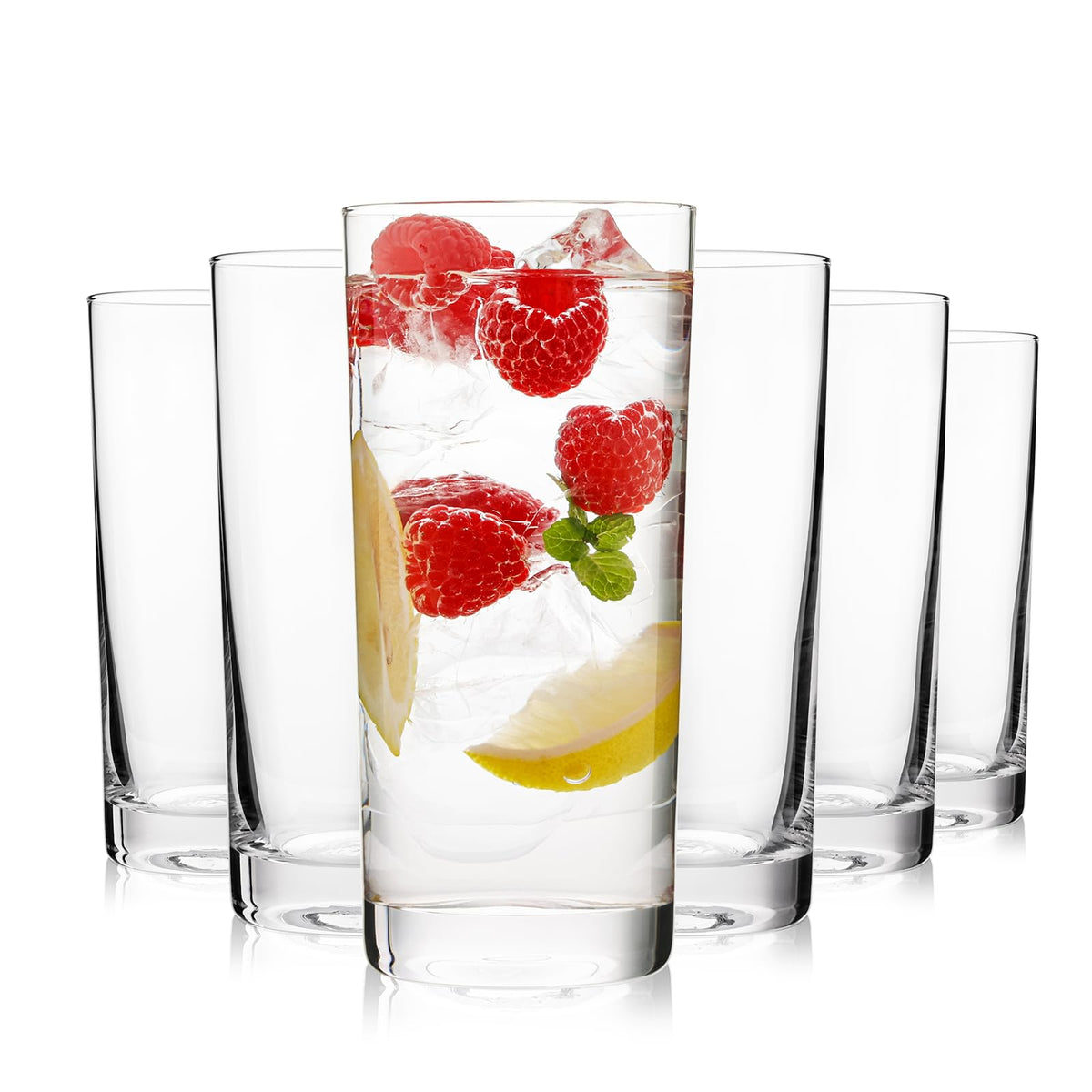 OUWO highball glasses 16oz front view, ideal for stylish cocktails