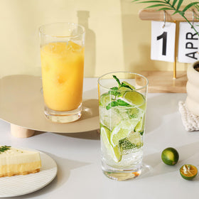 OUWO barware glass collection tall clear for entertaining at home