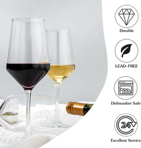 OUWO lead-free glasses provide a clean, safe-tasting surface.