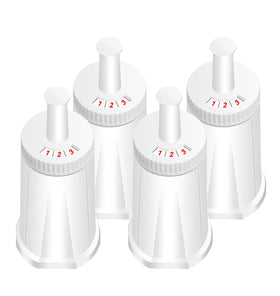 Ouxunus Breville Claro Swiss replacement filter pack 4 for fresh tasting espresso
