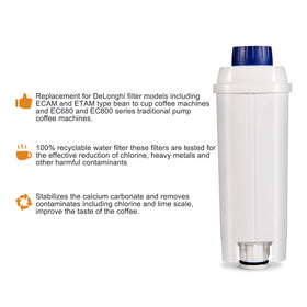 Ouxunus DeLonghi filter pack in EC series delivers consistent results.