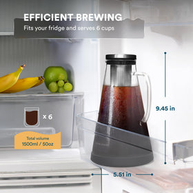 Ovalware borosilicate glass carafe keeps coffee flavor clear and durable