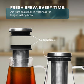 Ovalware fridge-friendly design fits neatly on your shelf