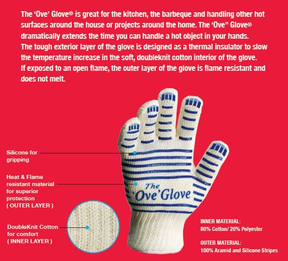 Ove Glove five-finger flexi-grip enables precise control and dexterity