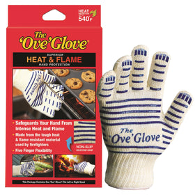 Ove Glove thermal-insulation barrier slows heat transfer for safer handling