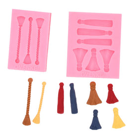 Ovenkei graduation tassel mold for fondant decoration on cupcakes and cakes, with easy release.